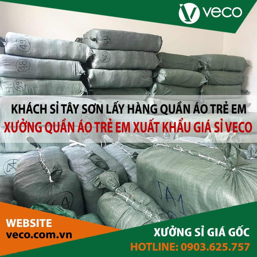 Xưởng may quần áo trẻ em xuất khẩu giá sỉ Veco
